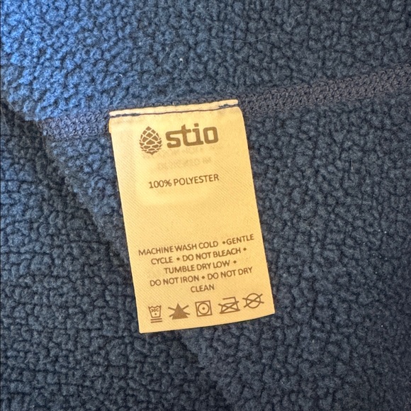 Blue Stio Sweetwater Cowl Neck Pullover Top - Picture 7 of 7